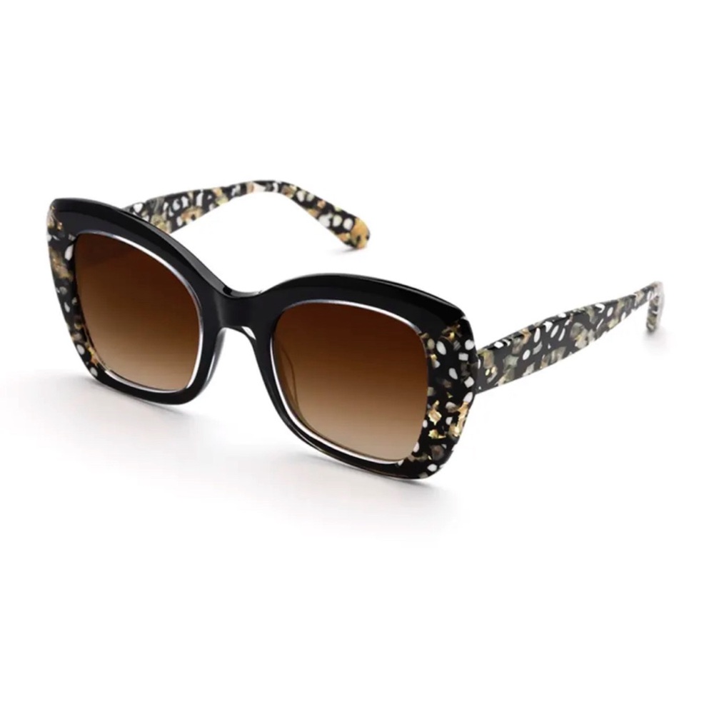 KREWE NEW ORLEANS Felicity Acetate Two-Tone Butterfly Sunglasses- NEVER WORN
